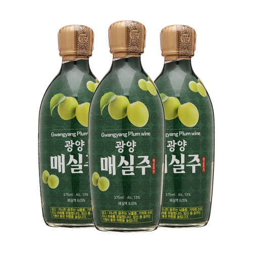 술마켓 백운주가 광양 매실주 13도 375mlx3