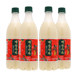 술마켓 무료배송 박유덕 골목막걸리 예산사과 9도 750mlx4병