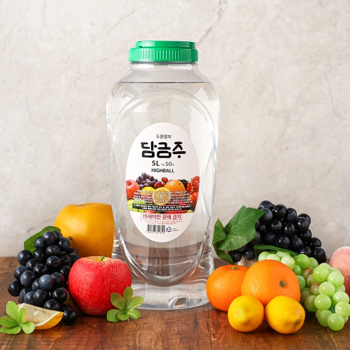 술마켓 아름주가 도원결의 담금주 50도 5000ml x 3병 박스상품 대용량