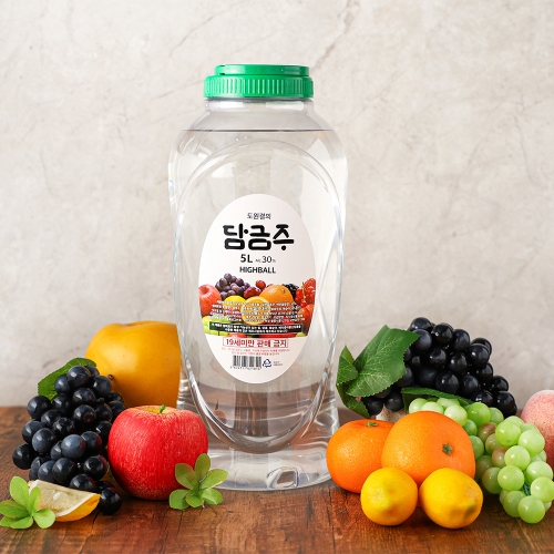 술마켓 아름주가 도원결의 담금주 30도 5000ml x 3병 박스상품 대용량