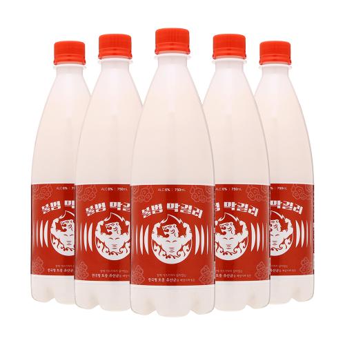 술마켓 백주도가 불범막걸리 6도 750mlX5