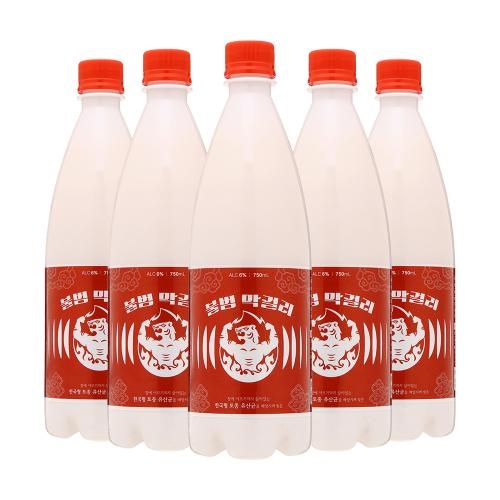 술마켓 백주도가 불범막걸리 6도 750mlX5