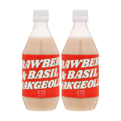 술마켓 한강주조 나루딸기바질막걸리 8도 500mlx2병