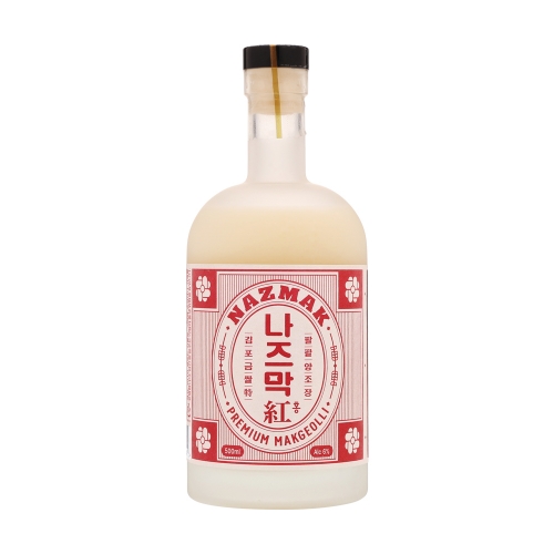 술마켓 팔팔양조장 나즈막 홍 6도 500ml 얼그레이막걸리