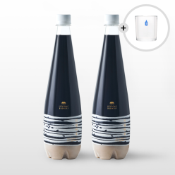 [11월 6일 출고]술마켓 프리미엄 지평탁주 12도 750mlx2 누룩 블렌딩 발효_온더락잔