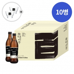 [전용잔 2P 증정] 국순당 생 백세주 13도 375mlx10