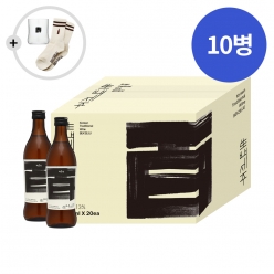 [양말, 전용잔 1p 증정] 국순당 생 백세주 13도 375mlx10