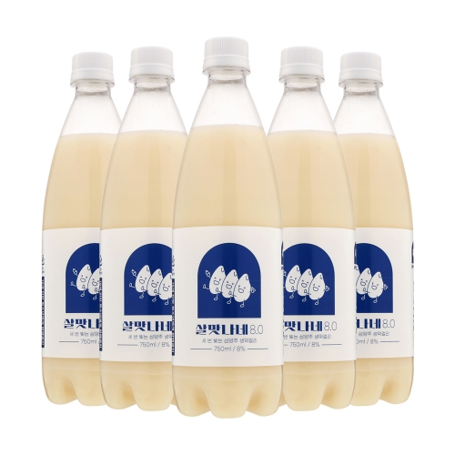 술마켓 세번빚은 살맛나네8.0 750ml x 5병