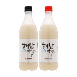 삼산주조장 해남찹쌀생막걸리세트 750mlx2_9도,12도