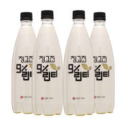 술마켓 남도탁주 정고집 9린티 9도 750mlx4  말차생막걸리