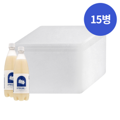 술마켓 세번빚은 살맛나네8.0 750ml x15병 박스상품 캠핑 모임 대용량 무감미료 삼양주