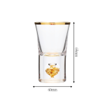 금산인삼주 금설세트 2호 15.9도 375ml 금잔x2 금가루데코LED램프, 텀블러 증정