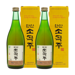 한산소곡주 18도 700ml x2병 우희열 명인 소곡주