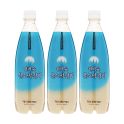 청산녹수 편백숲 산소막걸리 6.5도 750mlx3