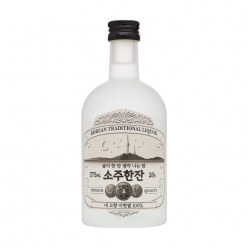 프리미엄증류주 소주한잔 26도 375ml 이천쌀100