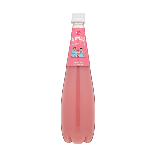 청산녹수 딸기막걸리 6도 750ml