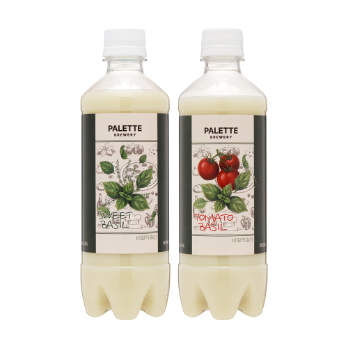 팔레트브루어리 세트 6도 500mlx2 바질,토마토