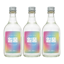 안동소주 일품 제로슈거 25도 350mlx3병