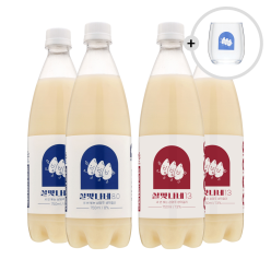 세번빚은 살맛나네 혼합2호 750mlx4 8.0x2병,13x2병 전용잔 무감미료 삼양주