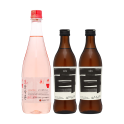 배상면주가 생 산사춘 12.5도 750ml 1병 국순당 생 백세주 13도 375ml 2병