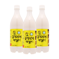 금정산성 막걸리 8도 750ml x3병 유청길 식품명인
