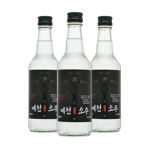 착한농부 예천소주 16도 360mlx3 쌀소주