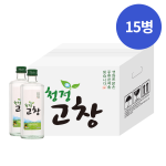 고창서해안 청정고창 소주 16.7도 360ml x15 10가지 꽃으로 빚은소주