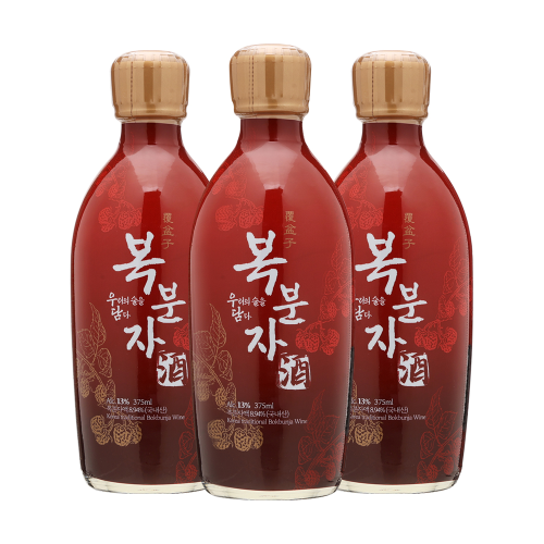 참주가 우담복분자주 13도 375mlx3