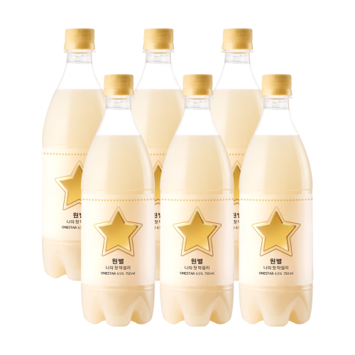 배상면주가 나의 첫 막걸리 원별 4.5도 750mlx6