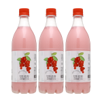 백주도가 오미자생막걸리 6도 750mlx3  예천산오미자