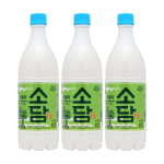 백주도가 소담 생막걸리 6도 750mlx3 우유처럼하얀막걸리