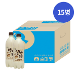 우리술 톡쏘는 알밤동동 제로 0.00% 750mlx15 무알콜릭 알밤막걸리맛 무료배송