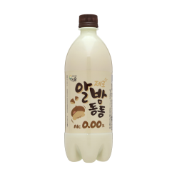 우리술 톡쏘는 알밤동동 제로 0.00% 750ml 무알콜릭 알밤막걸리맛