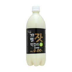 우리술 가평잣막걸리맛 제로 0.00% 750ml 무알콜릭 가평잣막걸리맛