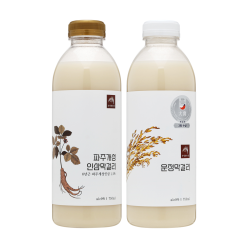 운정양조장 인삼운정막걸리세트 9도 750mlx2 각 1병