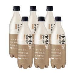 국순당 우리쌀 막걸리 5.8도 750mlx6 3번발효 무아스파탐