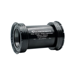 크로더 BB386 튜브-락 바텀브라켓 86.5mm | DUB 30mm 스핀들 | 스틸 & 세라믹 베어링