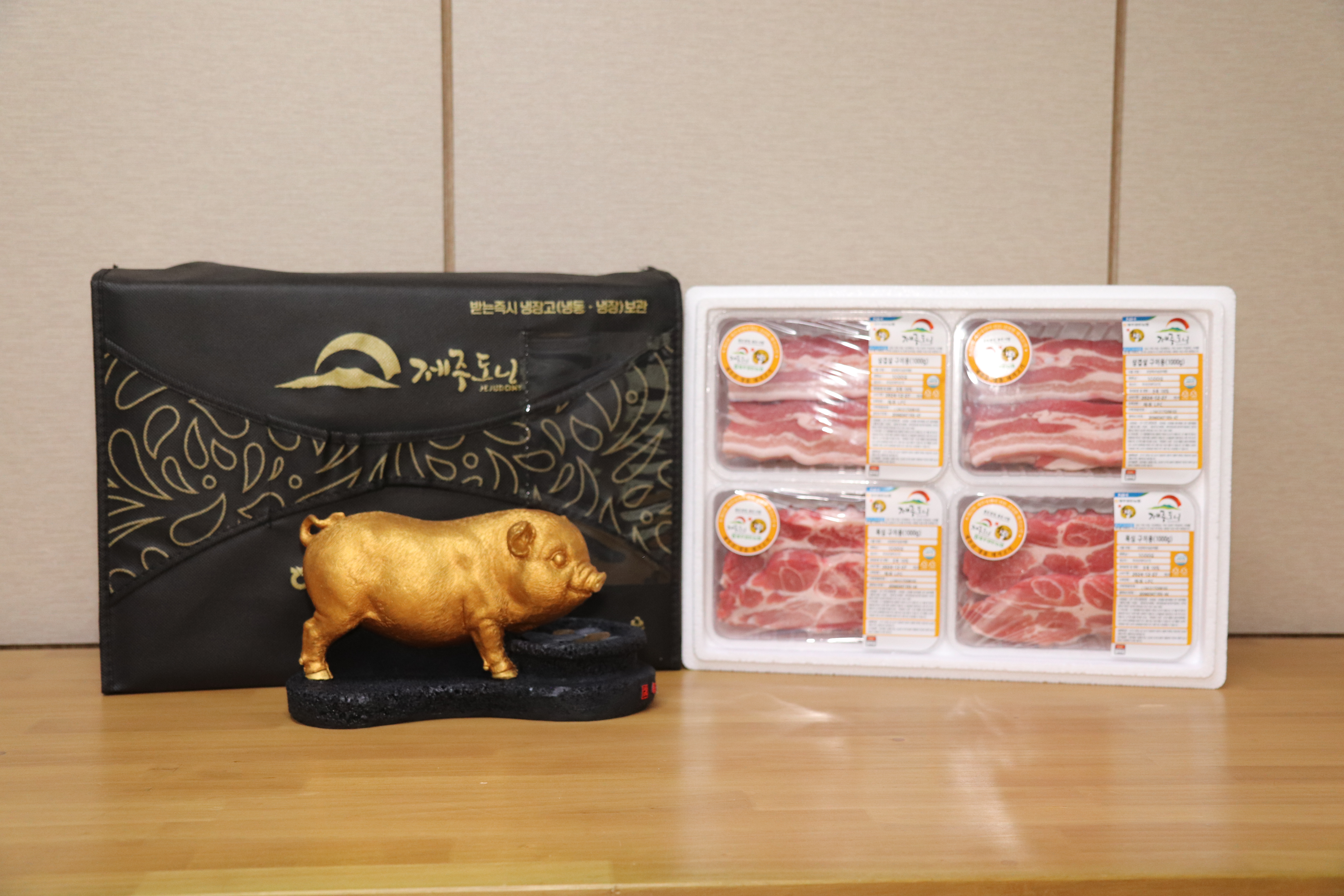 [설선물세트] 제주도니 4호 (삼겹1Kg 2개,목살1Kg 2개)