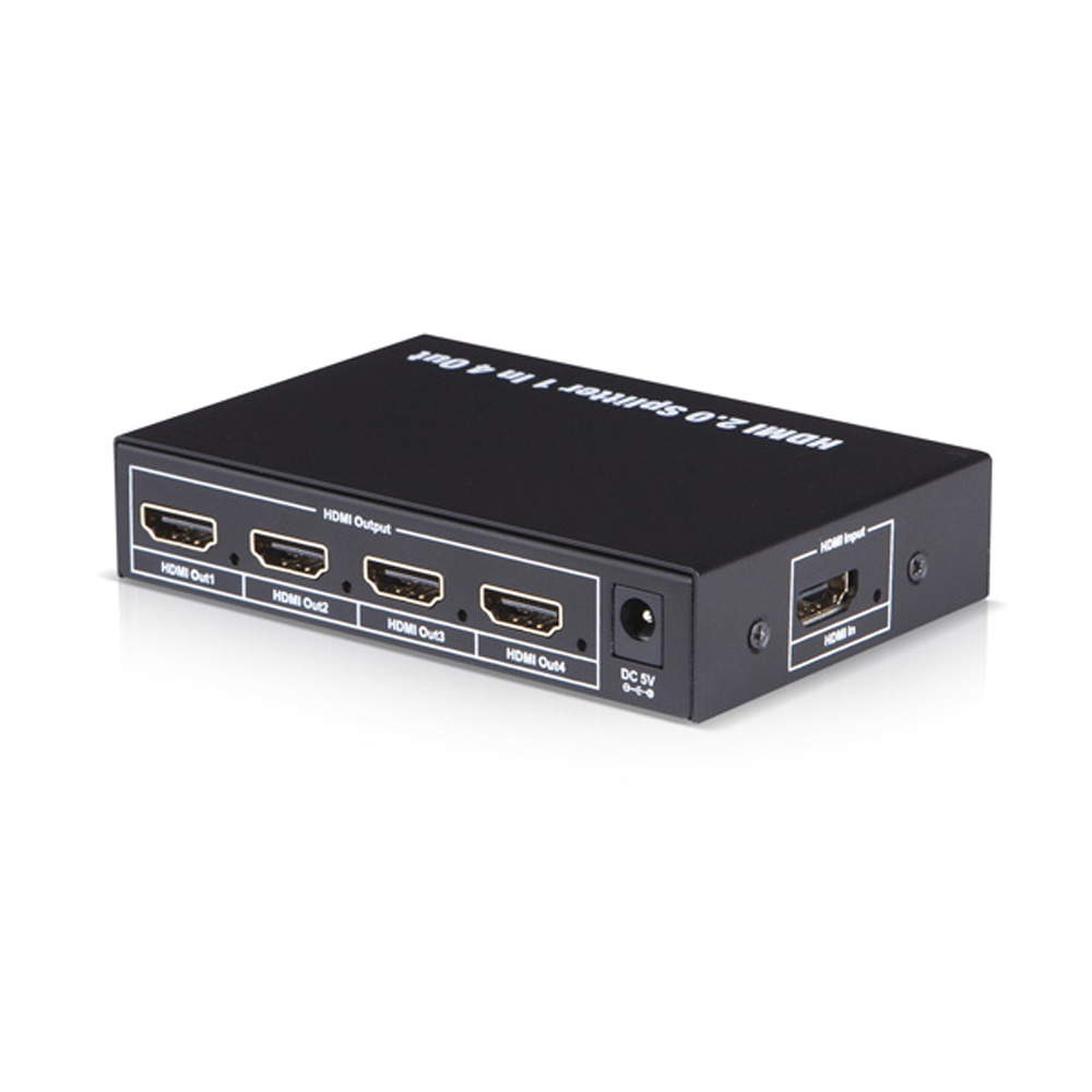 이지넷 CCTV 부자재 HDMI 1-4 분배기 NEXT-404SP4K60