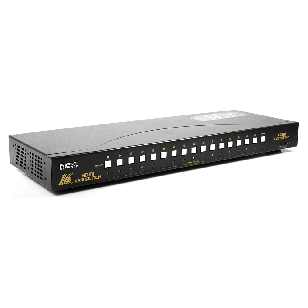 이지넷 CCTV 부자재 16-1 USB HDMI KVM 선택기 NEXT-7216KVM