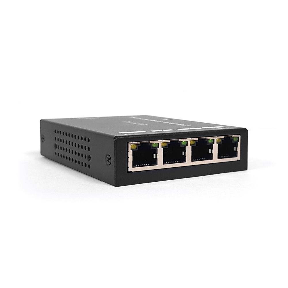 이지넷 CCTV 부자재 10/100Mbps 5포트 65W POE 스위치 허브 NEXT-POE605F