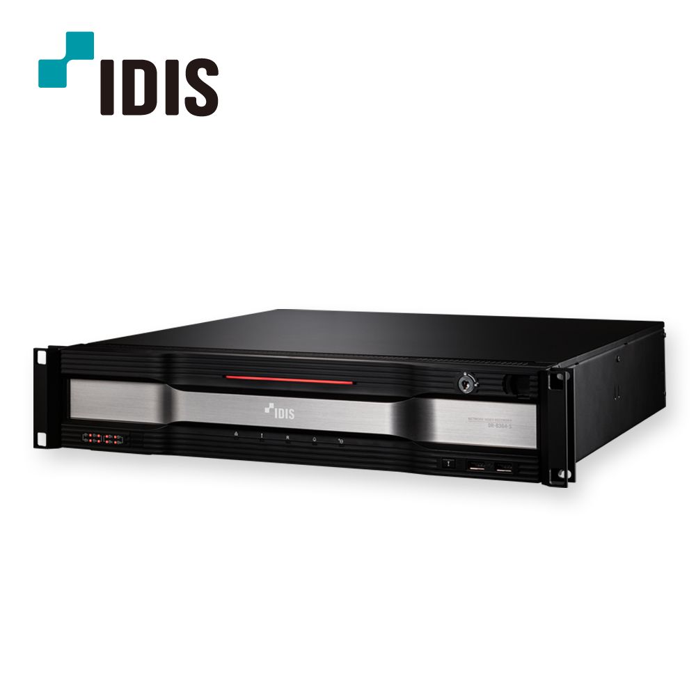 아이디스 IP 8MP 64채널 녹화기 DR-6485D