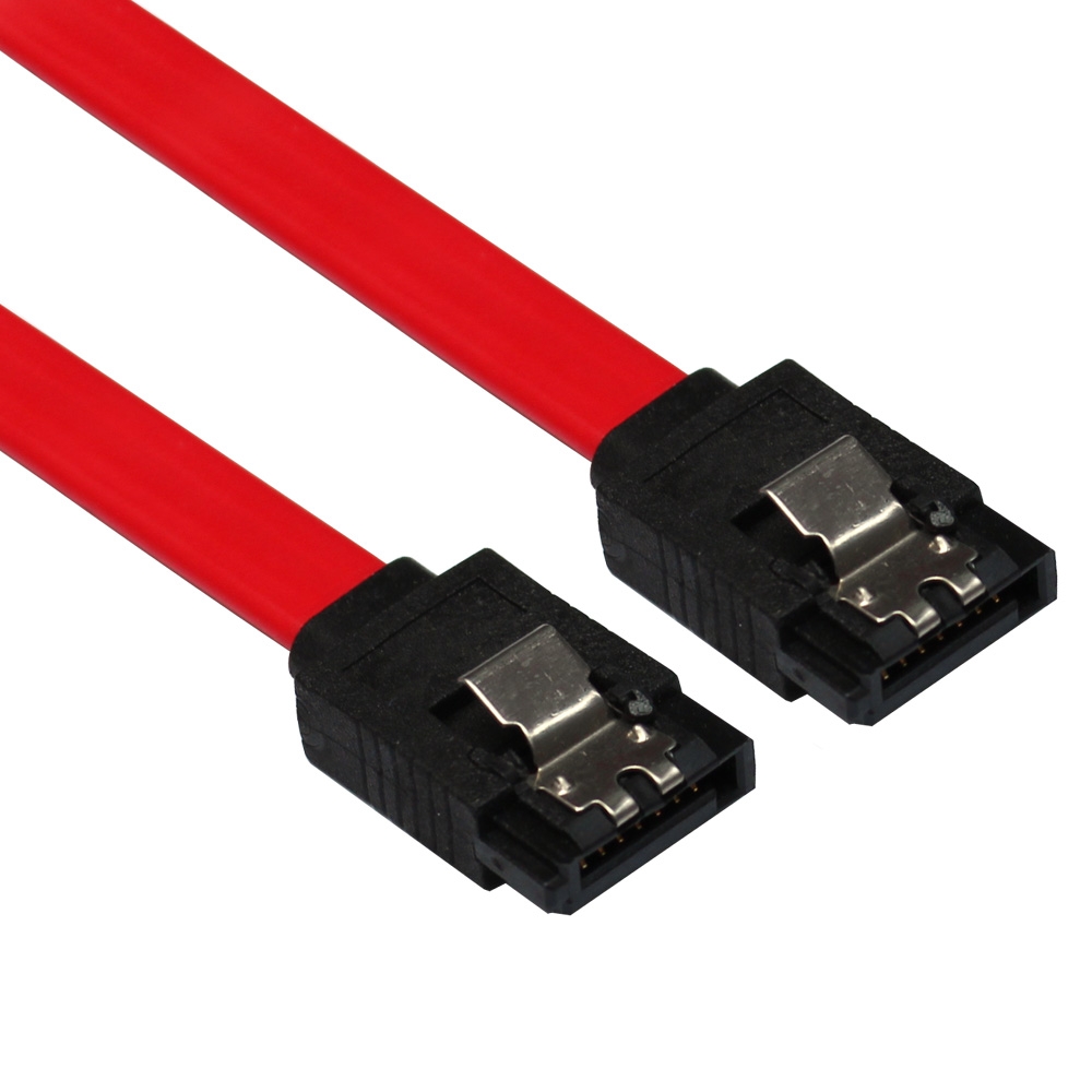 넥시 SATA Lock 케이블 FLAT [0.3M]/SATA(-자락형) 1.5Gbps (NX40-1)