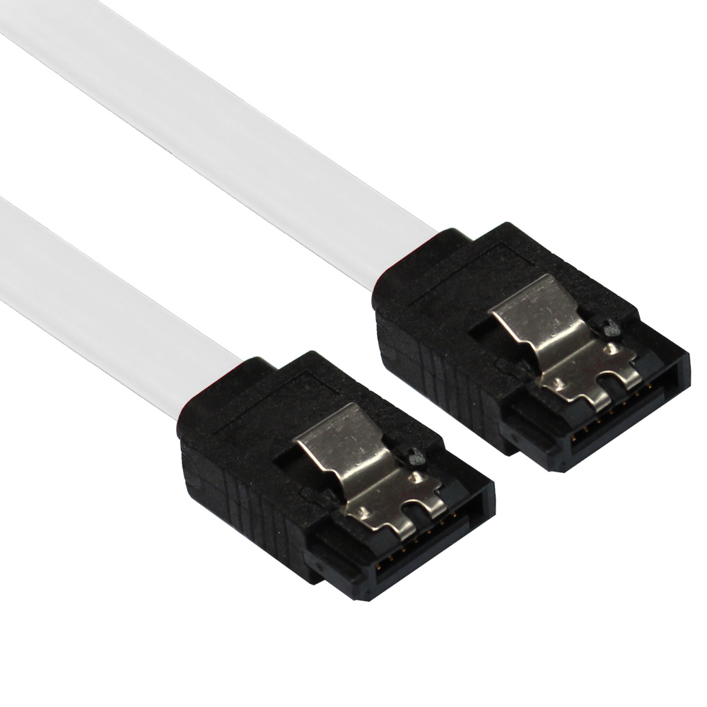 넥시 SATA3 Lock 케이블 FLAT [0.3M]/SATA(-자락형) 1.5Gbps (NX44-1)