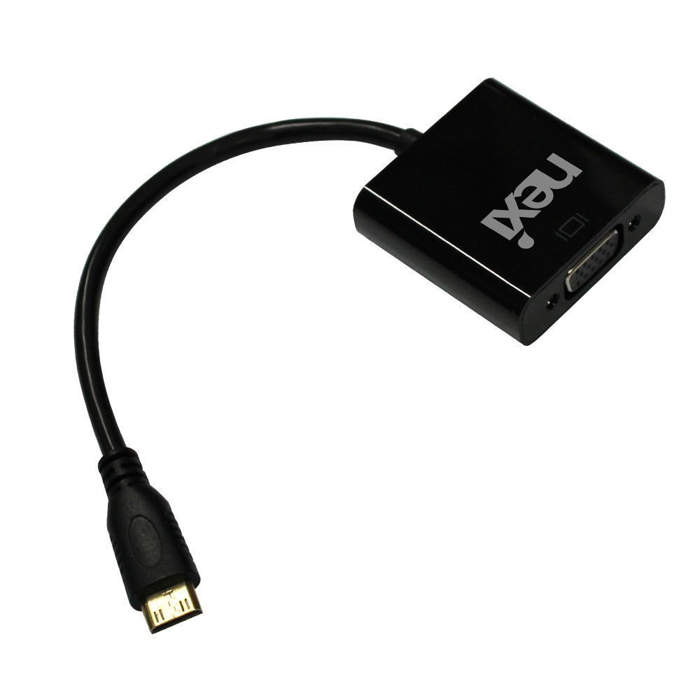 넥시 MINI HDMI TO VGA컨버터(오디오미지원) (NX182)