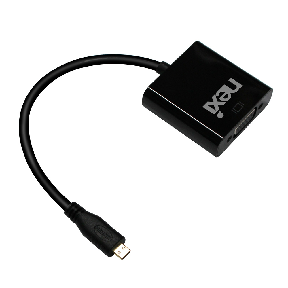 넥시 MICRO HDMI TO VGA컨버터(오디오미지원) (NX183)