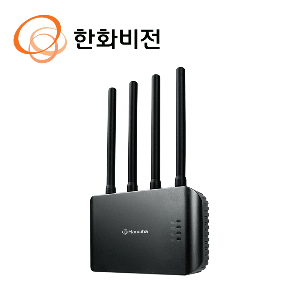 한화 CCTV 부자재 4채널 무선 영상 송/수신기 SPW-110