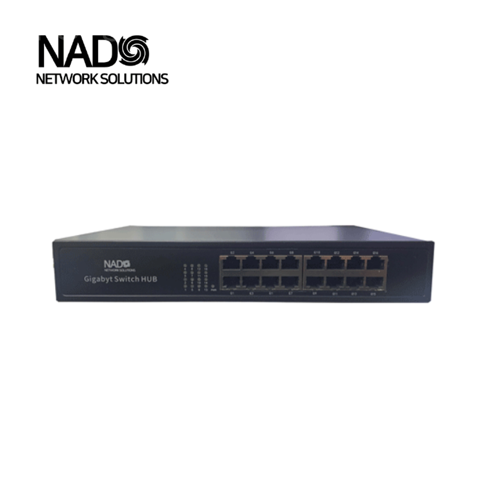 나도네트웍스 기가 16포트 스위치 허브 NADO-LAN16GH