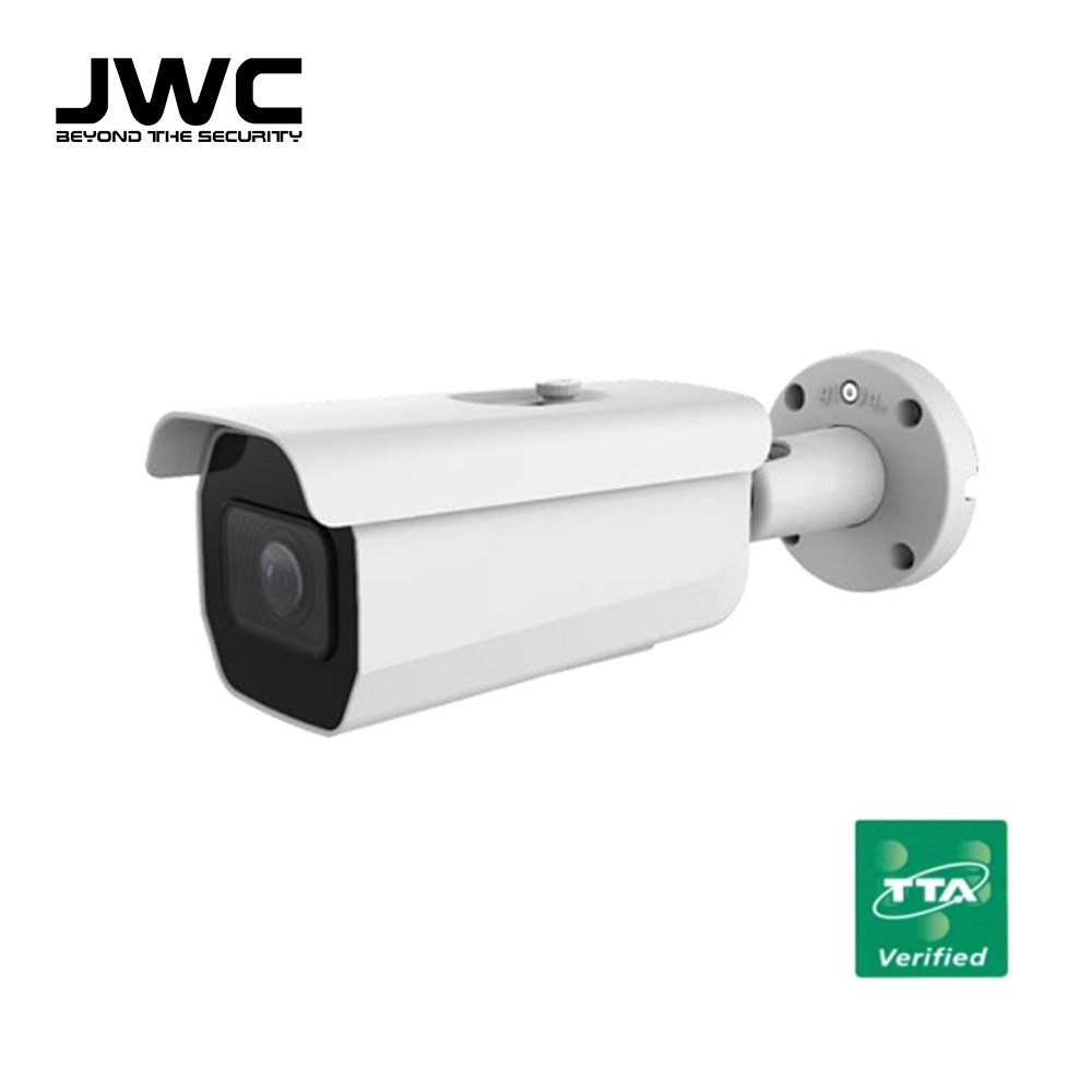 JWC IP 5MP 네트워크 고해상도 전동 가변 적외선 뷸렛 카메라 2.7~13.5mm(x5) HNT-IP506B-TTA