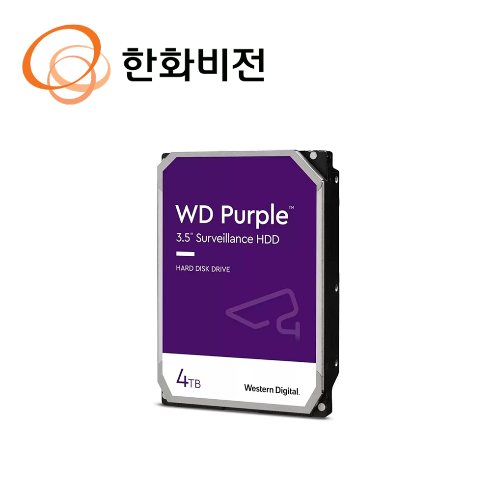 한화 CCTV 부자재 하드디스크 저장장치 HDD 4TB SPZ-4303TW